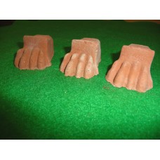 Lions Feet - Terracotta (Sold in Packs of 3)